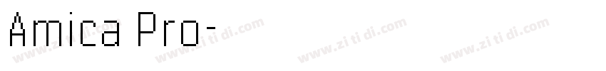 Amica Pro字体转换